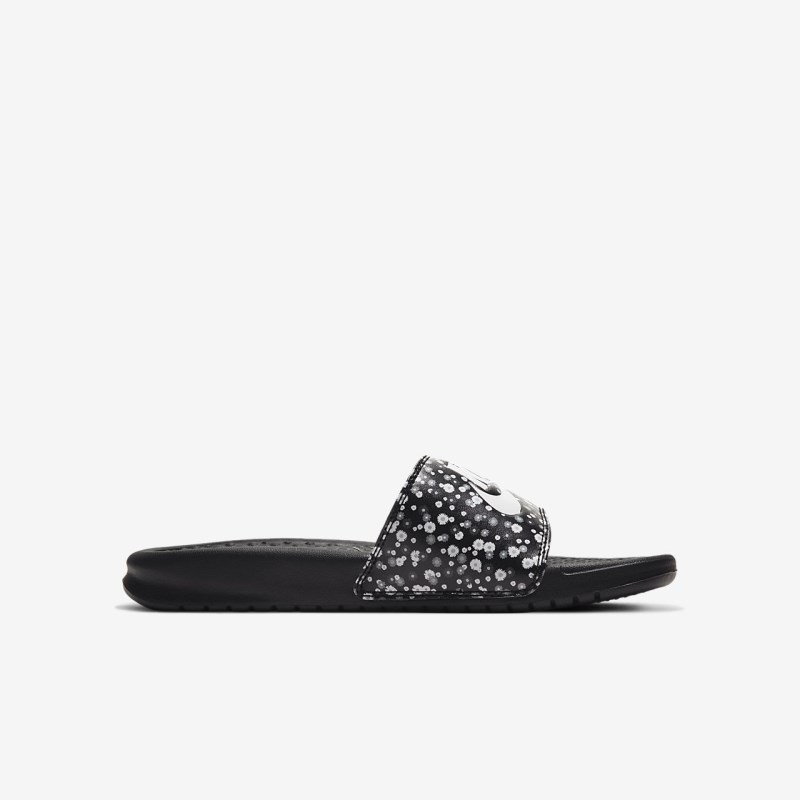 Nike Benassi JDI Floral Badesandaler Dame Sort | KT7042-747