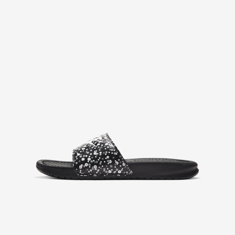 Nike Benassi JDI Floral Badesandaler Dame Sort | KT7042-747