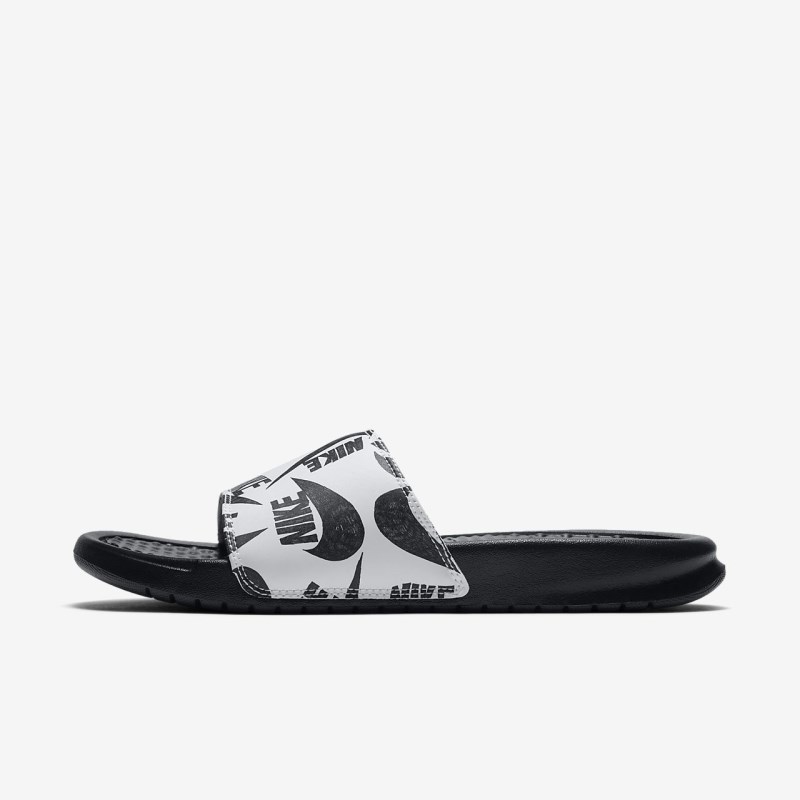 Nike Benassi JDI Floral Badesandaler Dame Sort | RD3502-514