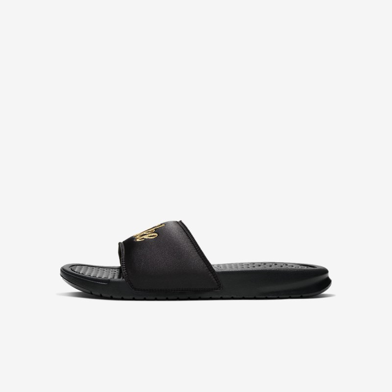 Nike Benassi JDI TXT SE Badesandaler Dame Sort | CG0782-909