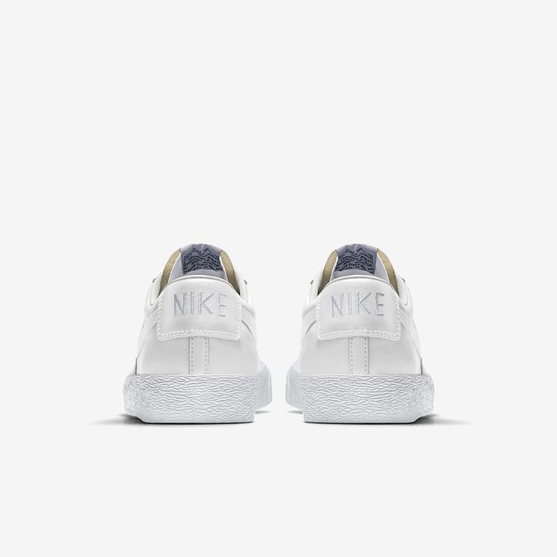 Nike Blazer Lav Sneakers Dame Hvide | GZ7549-305