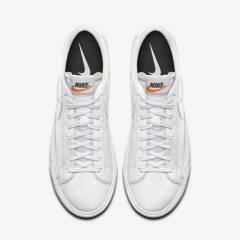 Nike Blazer Lav Sneakers Dame Hvide | GZ7549-305