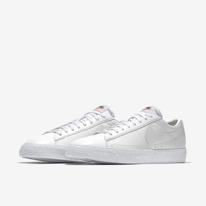 Nike Blazer Lav Sneakers Dame Hvide | GZ7549-305