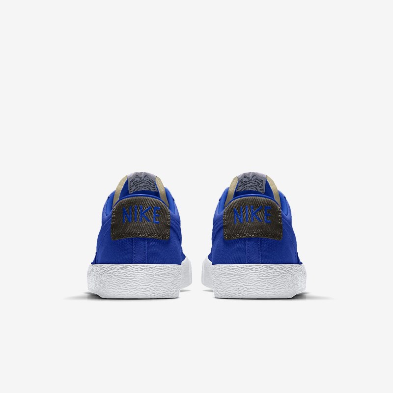 Nike Blazer Lav Sneakers Herre Blå | YM7012-948