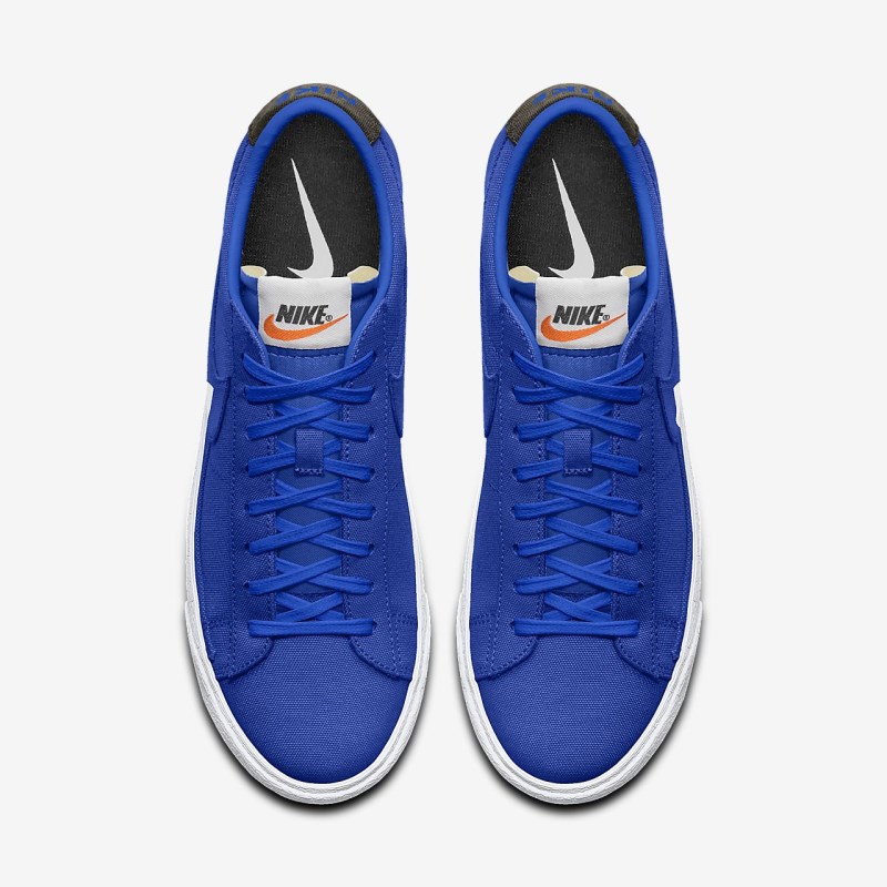 Nike Blazer Lav Sneakers Herre Blå | YM7012-948