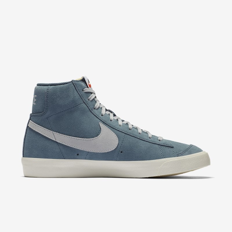 Nike Blazer Mid '77 Ruskind Sneakers Herre LyseBlå | JJ5254-914