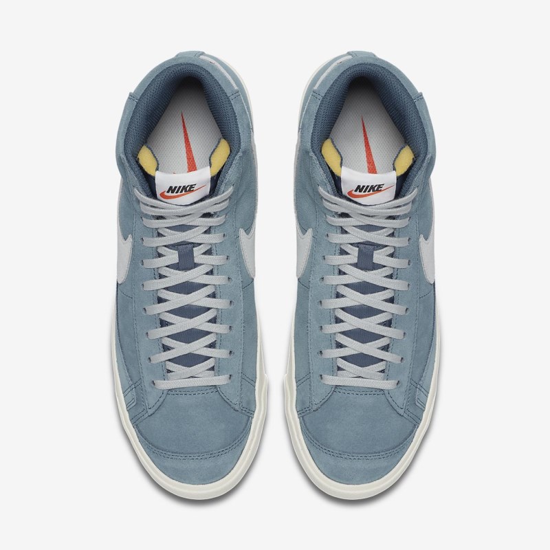 Nike Blazer Mid '77 Ruskind Sneakers Herre LyseBlå | JJ5254-914