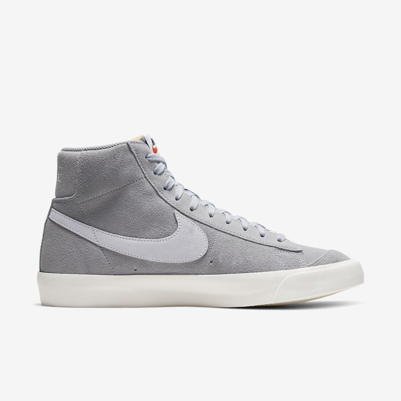 Nike Blazer Mid '77 Ruskind Sneakers Herre Grå | LP4644-262