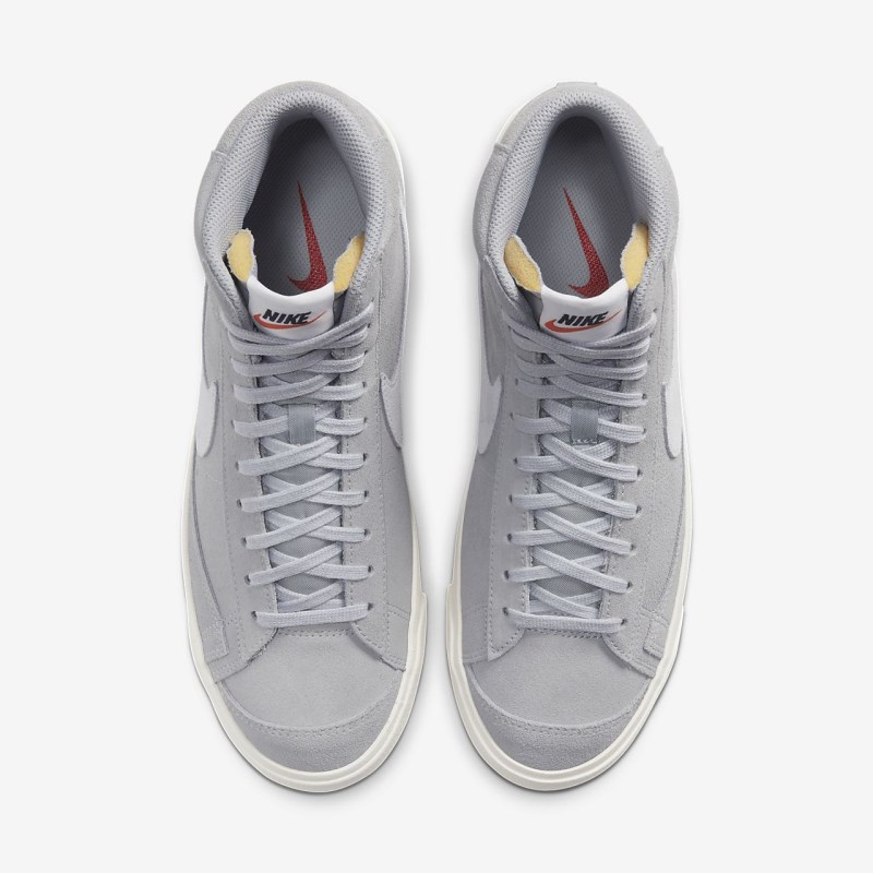 Nike Blazer Mid '77 Ruskind Sneakers Herre Grå | LP4644-262