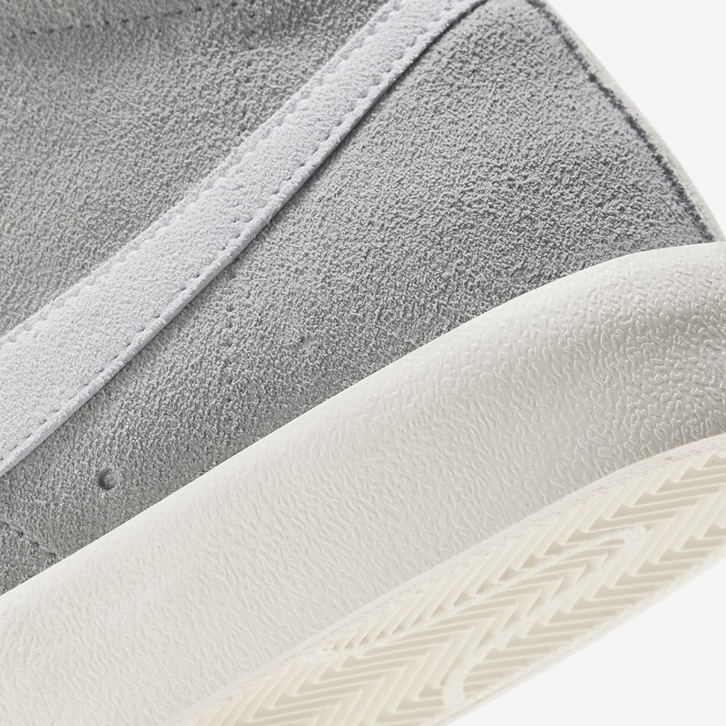 Nike Blazer Mid '77 Ruskind Sneakers Herre Grå | LP4644-262
