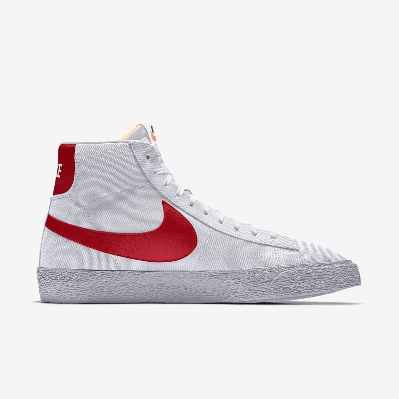 Nike Blazer Mid Sneakers Dame Hvide | TF0400-646