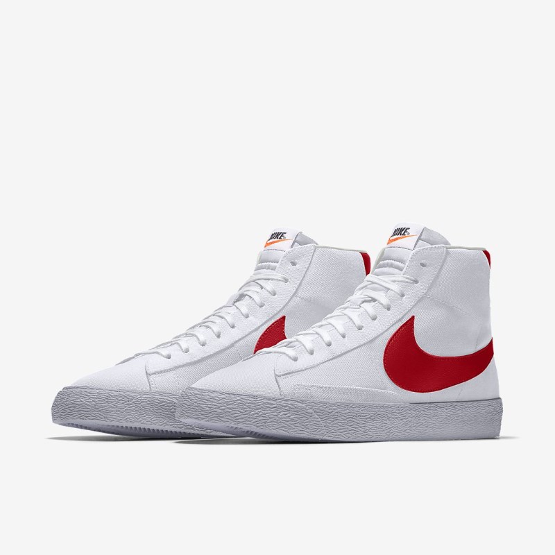 Nike Blazer Mid Sneakers Dame Hvide | TF0400-646