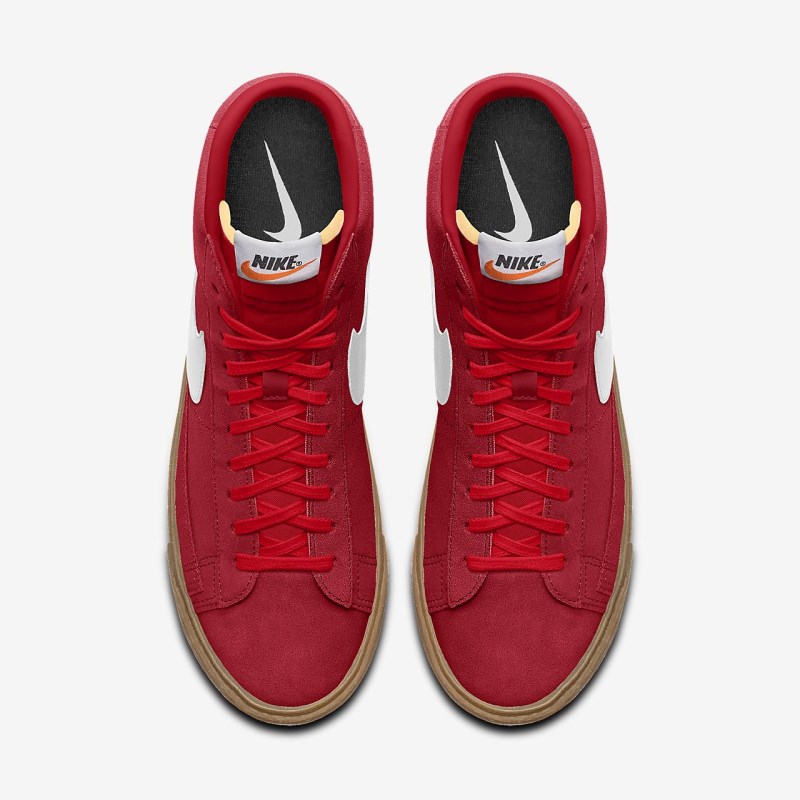 Nike Blazer Mid Sneakers Herre Rød | QX5108-101