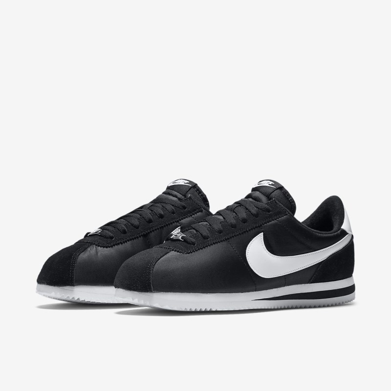 Nike Cortez Basic Nylon Sneakers Herre Sort | TS3505-249