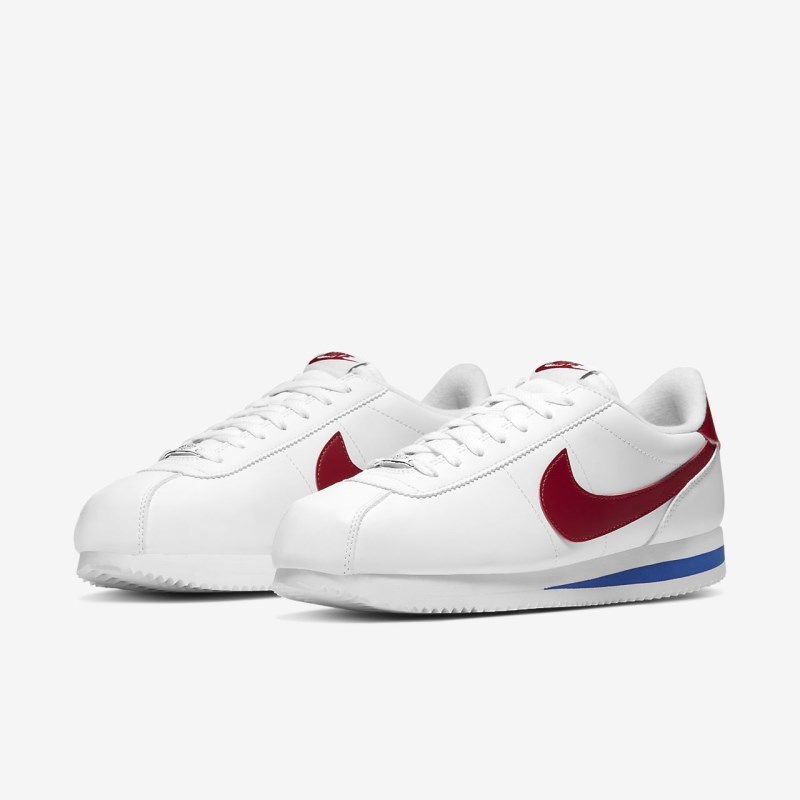 Nike Cortez Basic Sneakers Herre Hvide | ZK4367-662