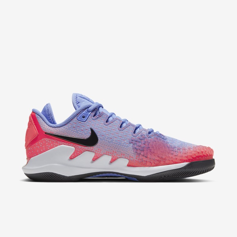 Nike Court Air Zoom Vapor X Knit Tennissko Dame LyseBlå | NX7896-231