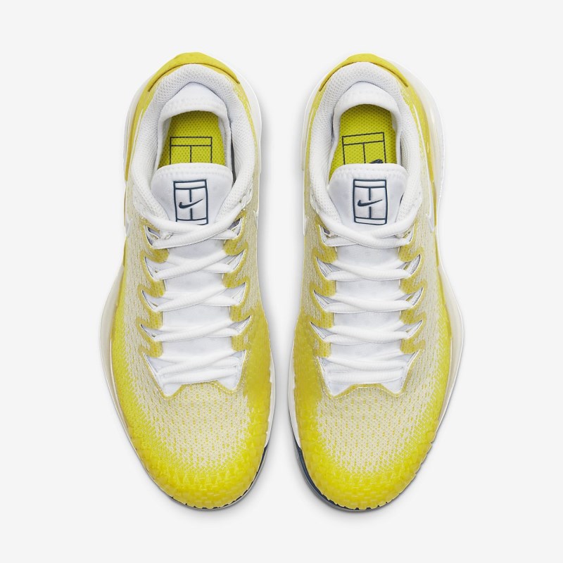 Nike Court Air Zoom Vapor X Knit Tennissko Dame Gul | ZL9198-832