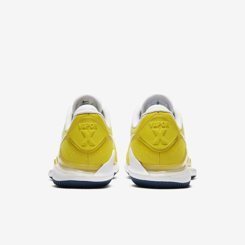 Nike Court Air Zoom Vapor X Knit Tennissko Dame Gul | ZL9198-832