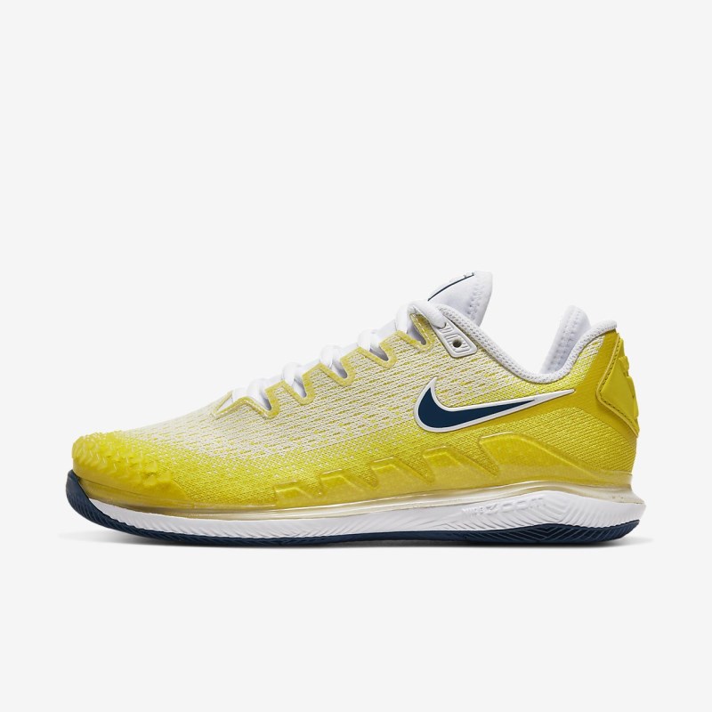 Nike Court Air Zoom Vapor X Knit Tennissko Dame Gul | ZL9198-832