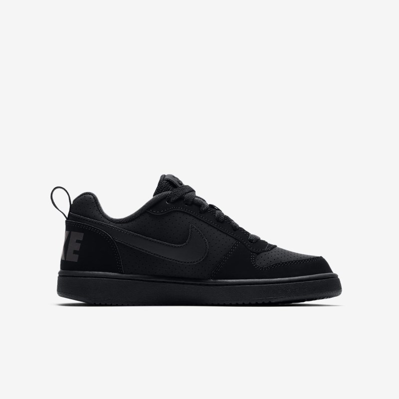 Nike Court Borough Lav Sneakers Børn Sort | NI3149-852