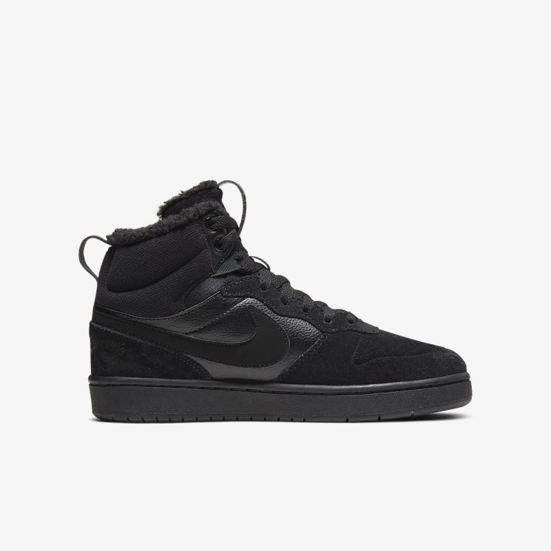 Nike Court Borough Mid 2 Sneakers Børn Sort | ZN2500-958
