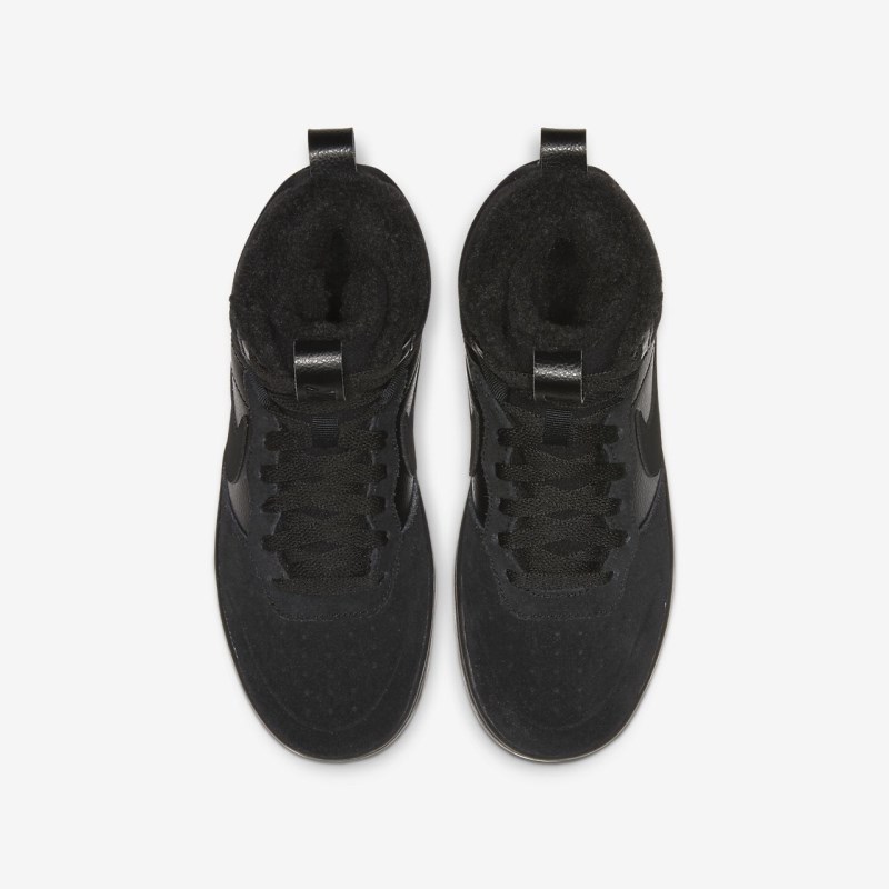 Nike Court Borough Mid 2 Sneakers Børn Sort | ZN2500-958