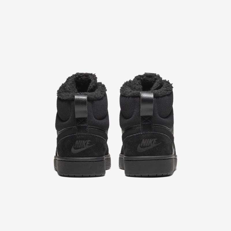 Nike Court Borough Mid 2 Sneakers Børn Sort | ZN2500-958