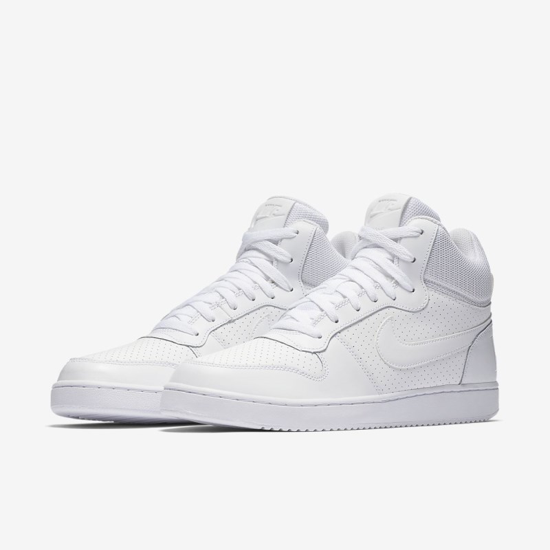 Nike Court Borough Mid Sneakers Herre Hvide | CA1081-368