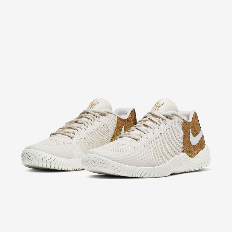 Nike Court Flare 2 Tennissko Dame Guld | CA2262-519