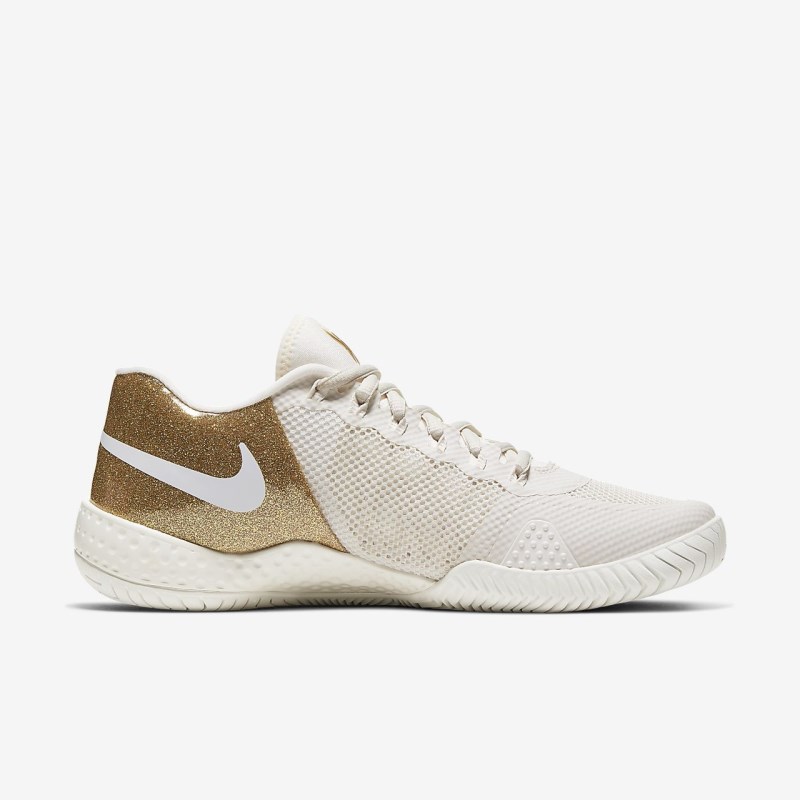 Nike Court Flare 2 Tennissko Dame Guld | CA2262-519