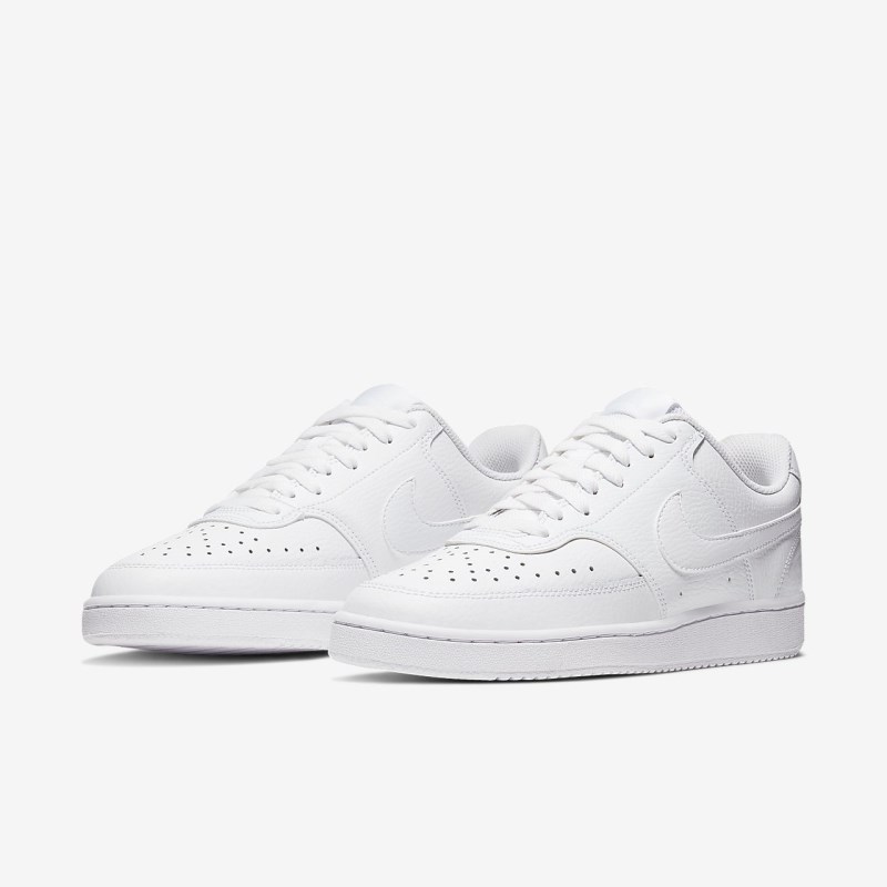 Nike Court Vision Lav Sneakers Dame Hvide | NM1888-184