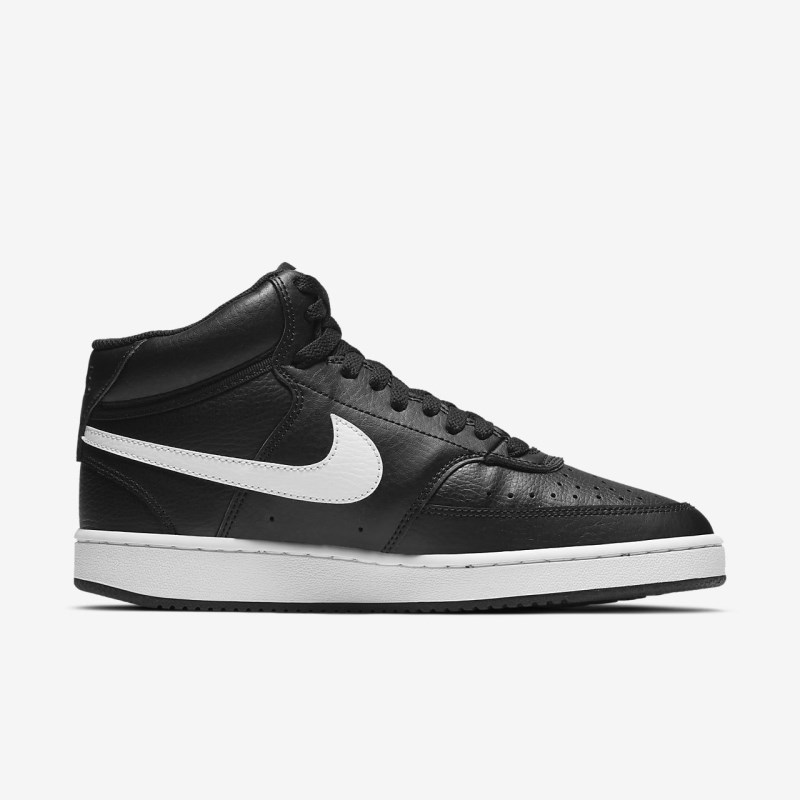 Nike Court Vision Mid Sneakers Dame Sort | QD1218-849