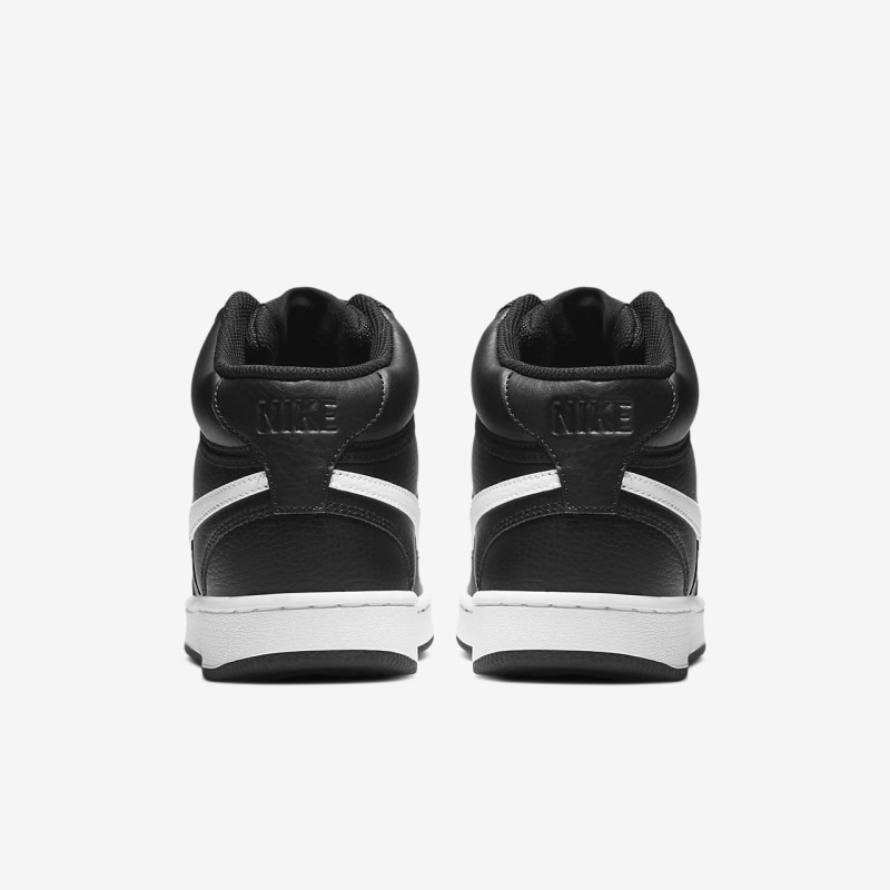 Nike Court Vision Mid Sneakers Dame Sort | QD1218-849