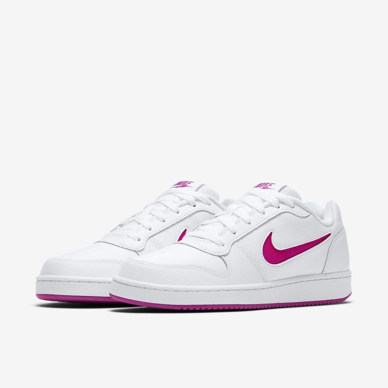 Nike Ebernon Lav Sneakers Dame Hvide | KH6167-810