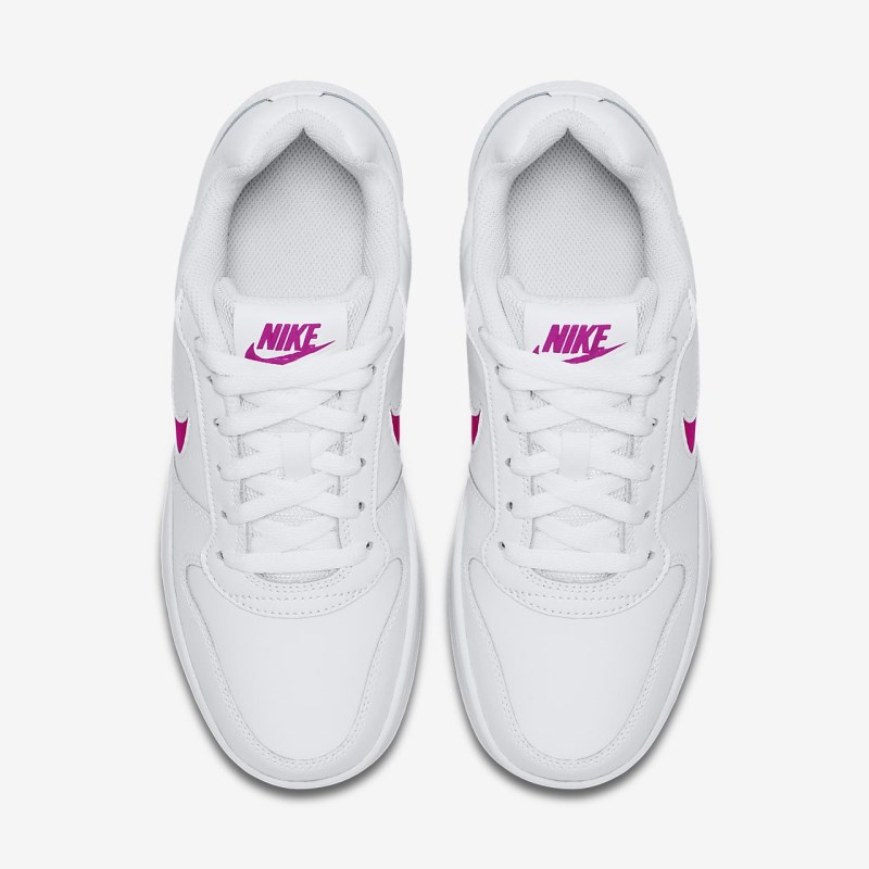 Nike Ebernon Lav Sneakers Dame Hvide | KH6167-810