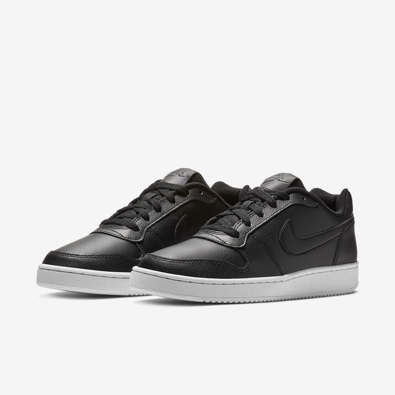 Nike Ebernon Lav Sneakers Dame Sort | SL2156-450