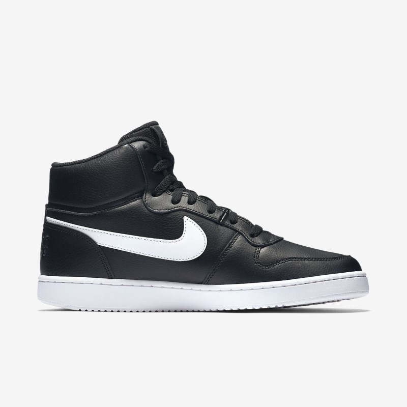 Nike Ebernon Mid Sneakers Herre Sort | VO3599-946