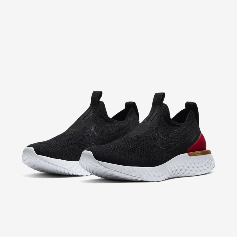 Nike Epic Phantom React Flyknit Icon Clash Løbesko Dame Sort | GW8511-165