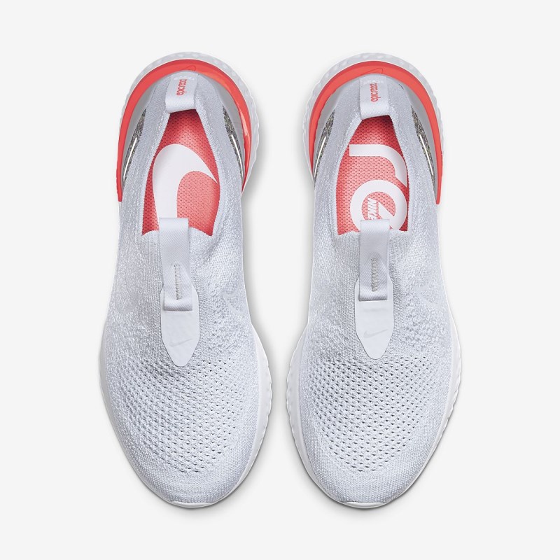 Nike Epic Phantom React Flyknit Icon Clash Løbesko Dame Hvide | NJ3194-837