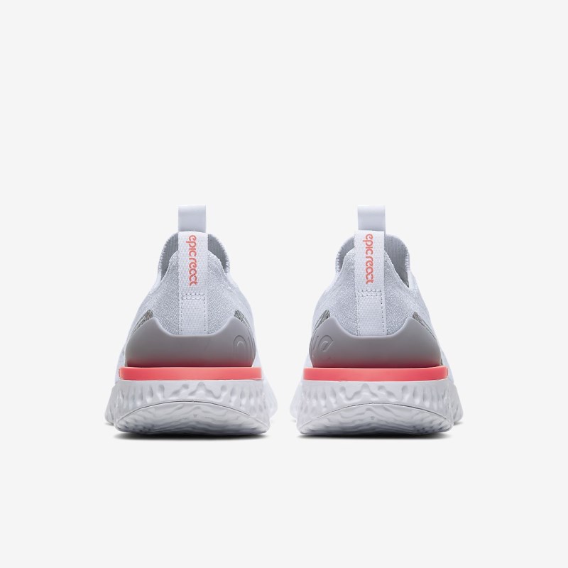 Nike Epic Phantom React Flyknit Icon Clash Løbesko Dame Hvide | NJ3194-837