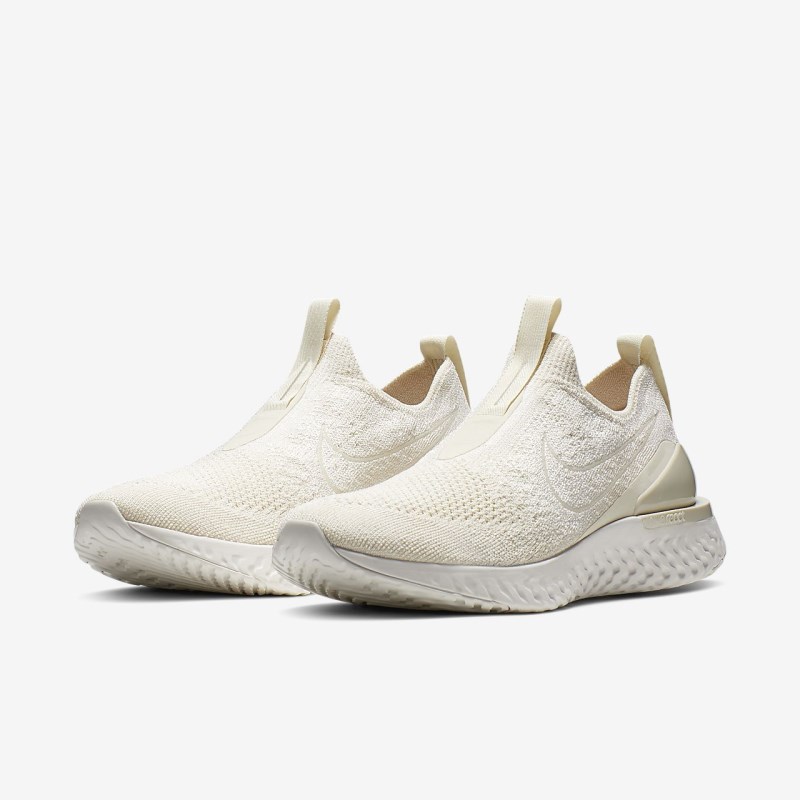 Nike Epic Phantom React Flyknit Løbesko Dame LyseHvide | CT3540-914