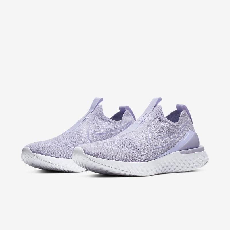 Nike Epic Phantom React Flyknit Løbesko Dame Lavendel | HS1966-790