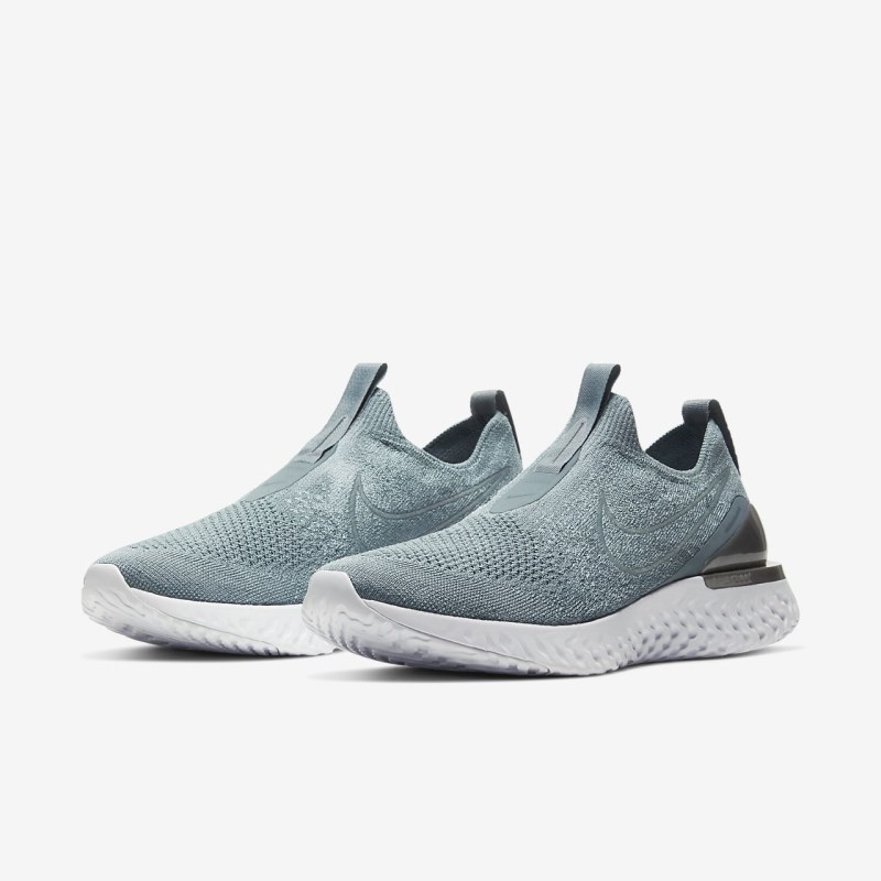 Nike Epic Phantom React Flyknit Løbesko Dame Grå | ND3855-422