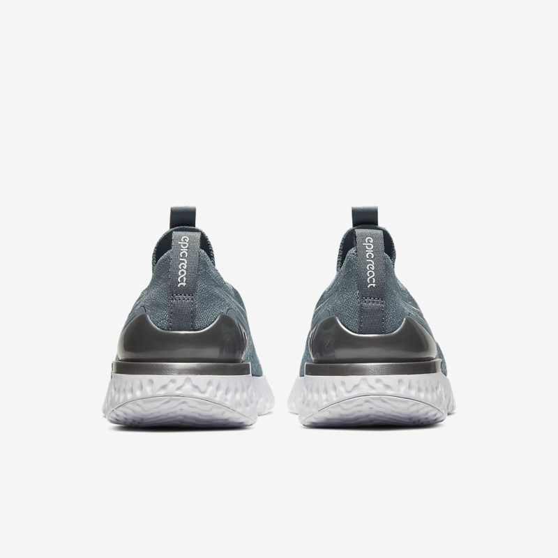 Nike Epic Phantom React Flyknit Løbesko Dame Grå | ND3855-422