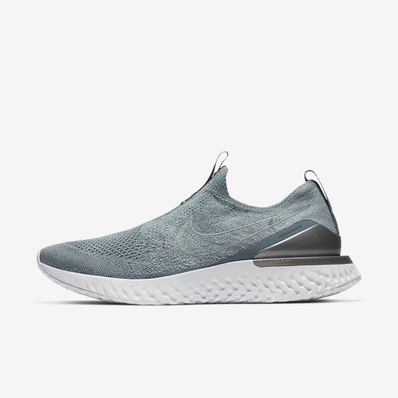 Nike Epic Phantom React Flyknit Løbesko Dame Grå | ND3855-422