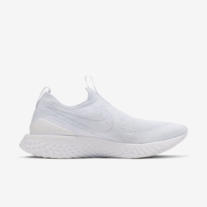 Nike Epic Phantom React Flyknit Løbesko Dame Hvide | UL3367-205