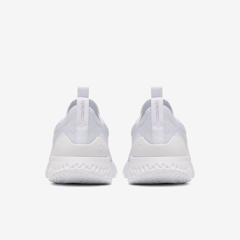 Nike Epic Phantom React Flyknit Løbesko Dame Hvide | UL3367-205