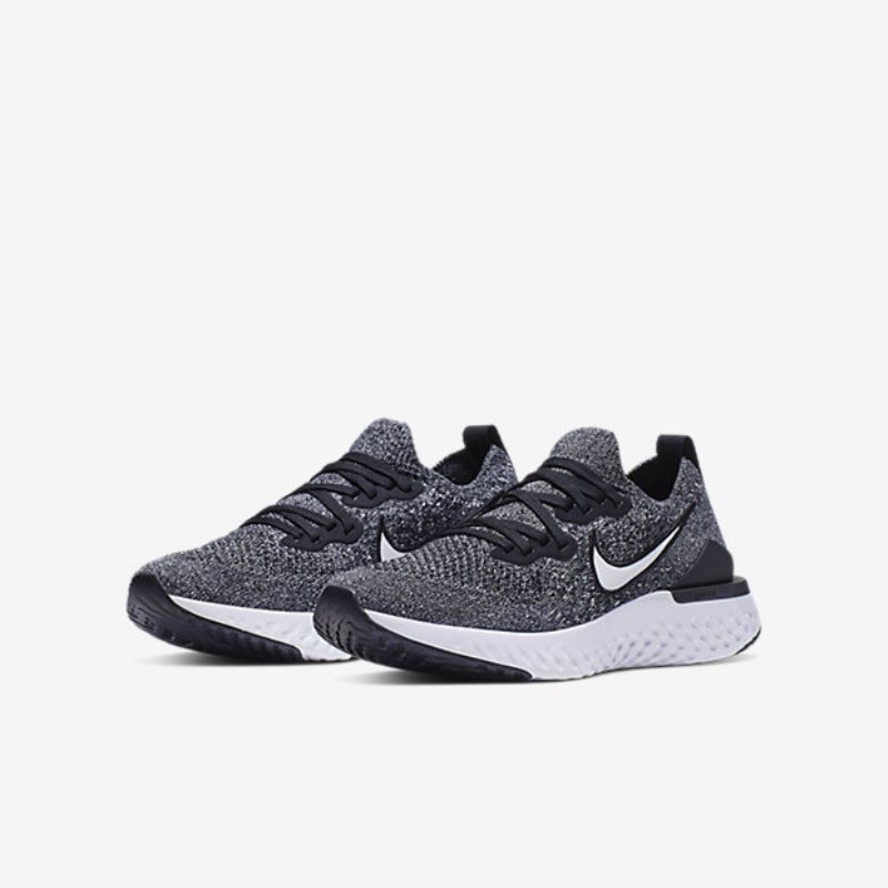 Nike Epic React Flyknit 2 Løbesko Børn Sort | HR4596-548