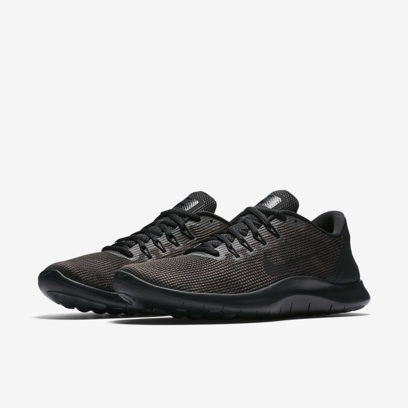 Nike Flex 2018 RN Vandresko Herre Sort | HZ3307-817