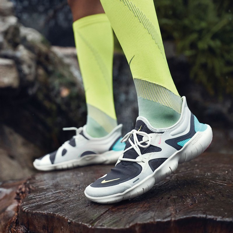 Nike Free RN 5.0 Icon Clash Løbesko Dame Grå | CU2092-165